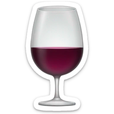 Wine cup sticker