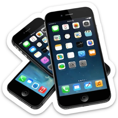 Iphone spento frontale sticker