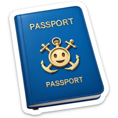 passport booklet sticker