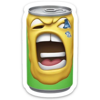 Can of whoop ass sticker