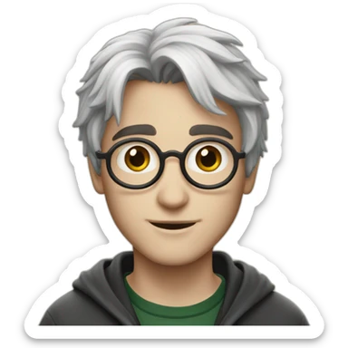 Harry potter portant un lapin sticker