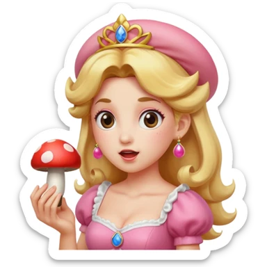 Mdrrrr la princesse peach qui fait ça va ?? sticker