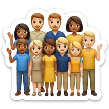 Australian families sticker