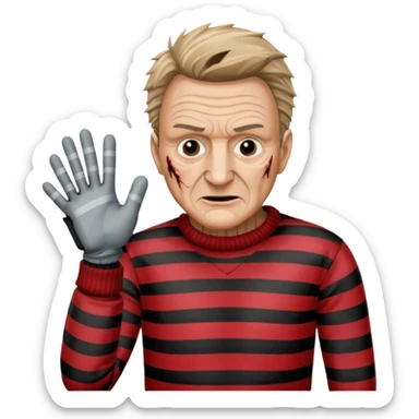 Freddy Krueger  sticker