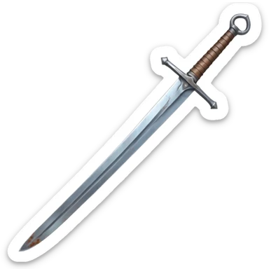 medieval sword sticker