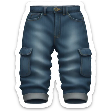 Cargo baggy jeans sticker