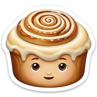 Cinnamon roll cute sticker