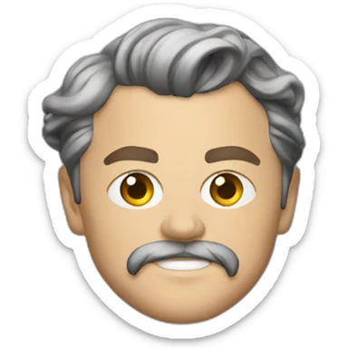 Leonardo DiCaprio with smoke candy sticker