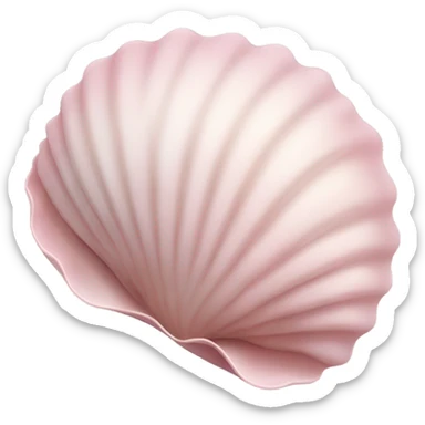 Seashell pink sticker