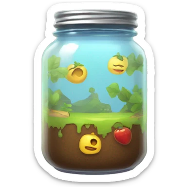 videogame jam jar sticker