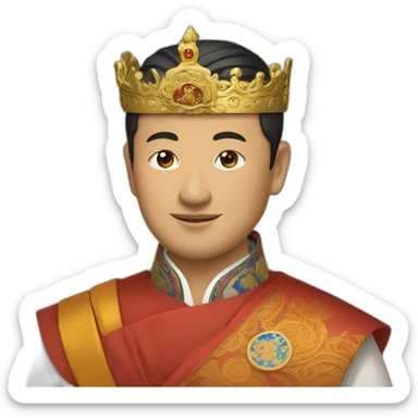 King of bhutan sticker