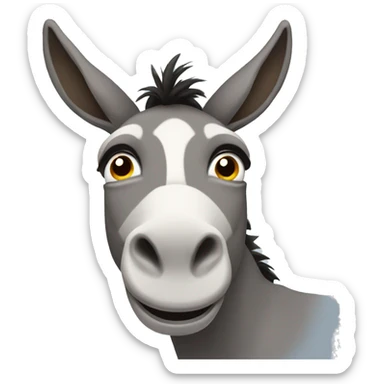 Donkey sticker
