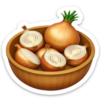 onion dish sticker