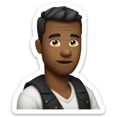 bad boy rizzing sticker