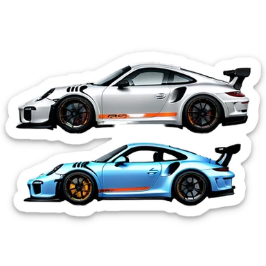 Porche gt3rs sticker