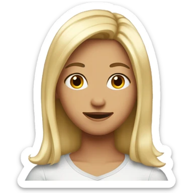 10 out of 10 girl sticker