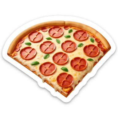 Pizza exercise sticker