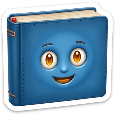 Book Blue sticker