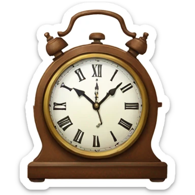 clock that tea  sticker