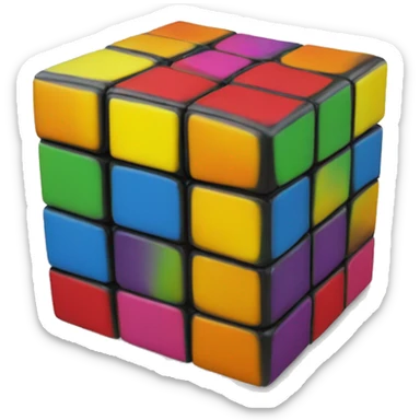bolder rubix cube sticker