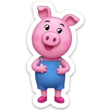 Pepa pig sticker