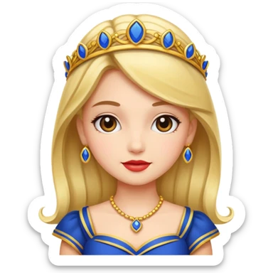 very fancy girl european sticker