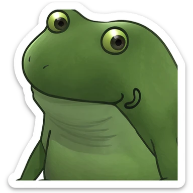 devil bufo frog meme style sticker