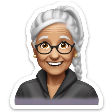 Elderly Ariana grande  sticker