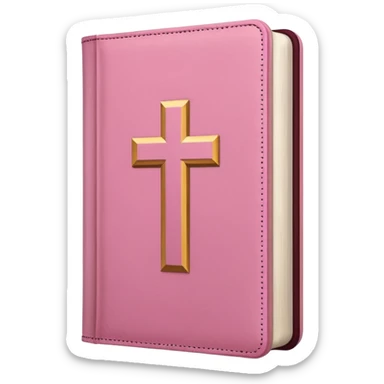 Biblia rosa sticker