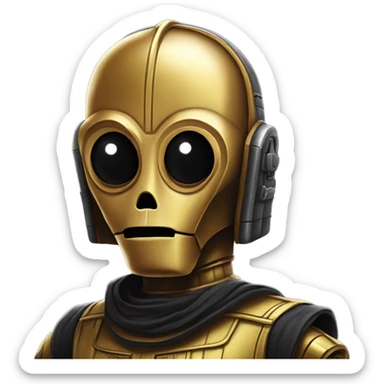  evil c3Po Satan’s backpack and saddlebags sticker