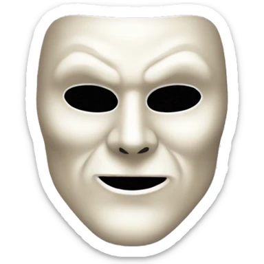 Phantom of the opera’s mask sticker