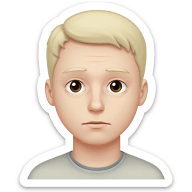 Guy not studying sticker