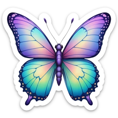 Butterfly sticker
