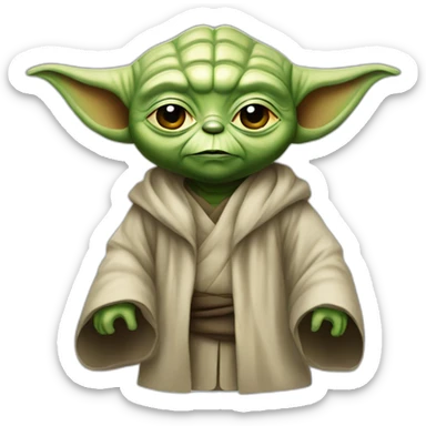 Yoda qui reve sticker