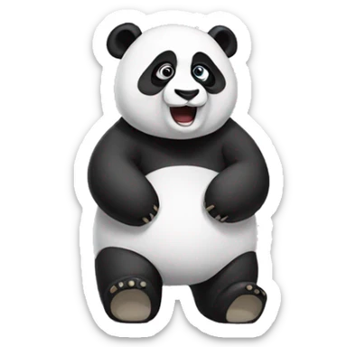 Panda sticker