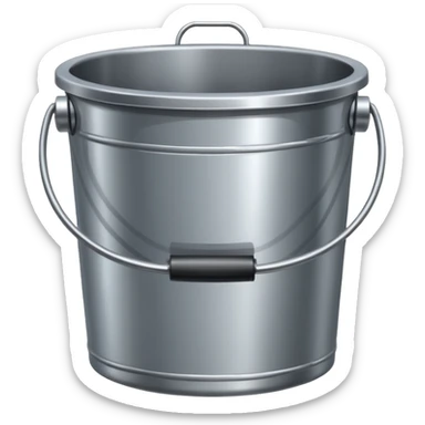 Cleaning only bucket
 sticker