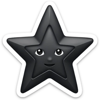 ★☆ - this shows full star and empty star but I want is first half black and second half empty sticker