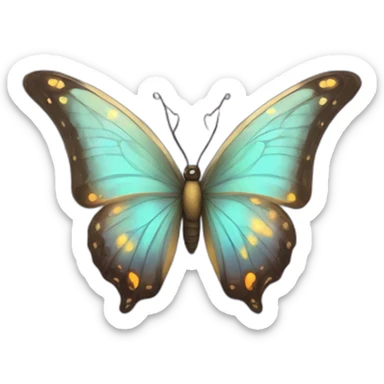 psychic butterfly sticker