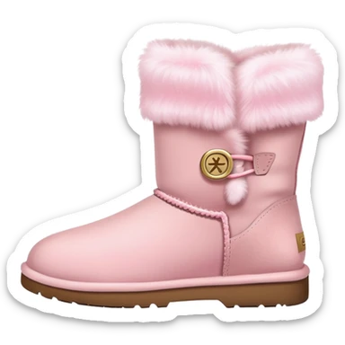 Light pink uggs sticker