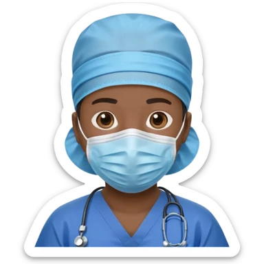 black surgeon sticker