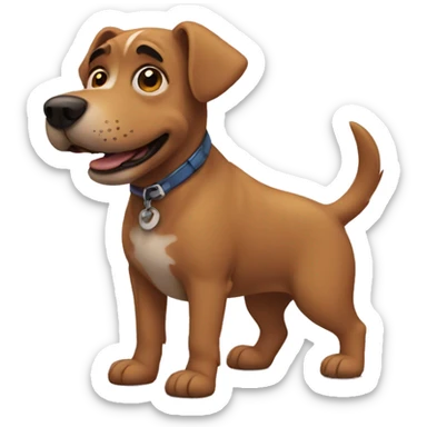 Dog sticker