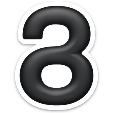 number ten, bold and simple, no fire sticker