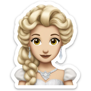 Glinda from The Wicked as Ariana Grande sticker