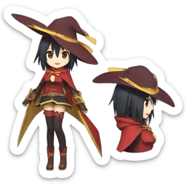 Megumin from konosuba sticker