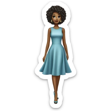 Fashion Vogue dress chic emoji  sticker
