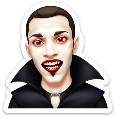 Vampire sticker