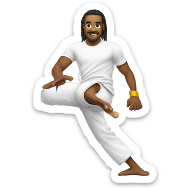 capoeira breakdance sticker