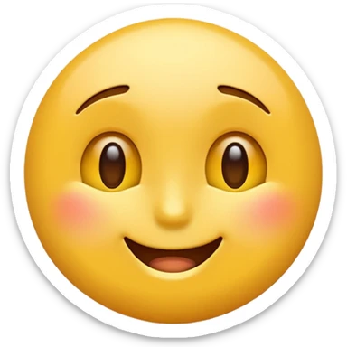 Yellow squinted emoji sticker