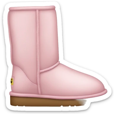 light pink uggs sticker