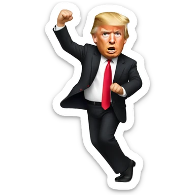 Trump-dance sticker